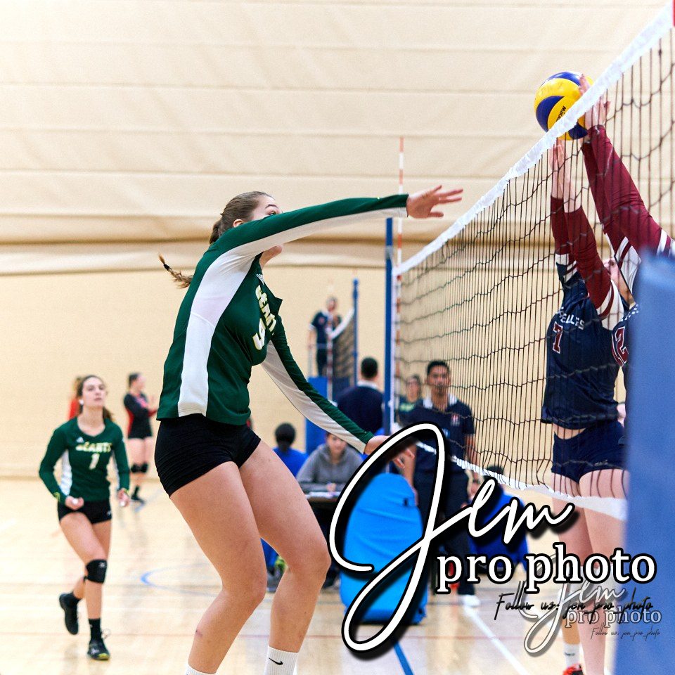 Volleyball : attaque au filet